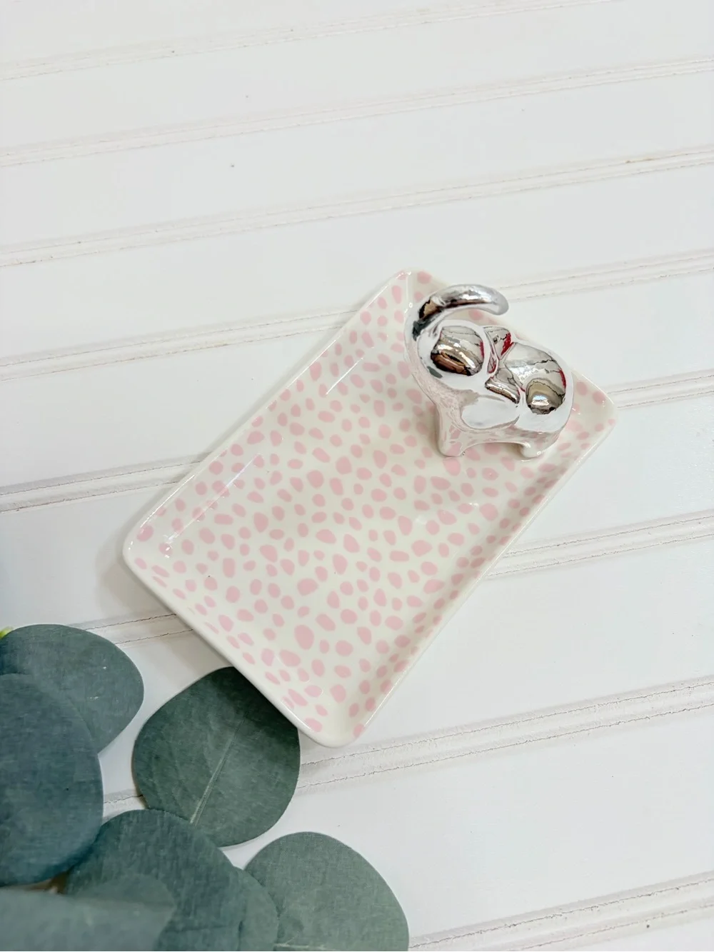 Kohl’s Elephant Polka Dot Trinket Jewelry Dish